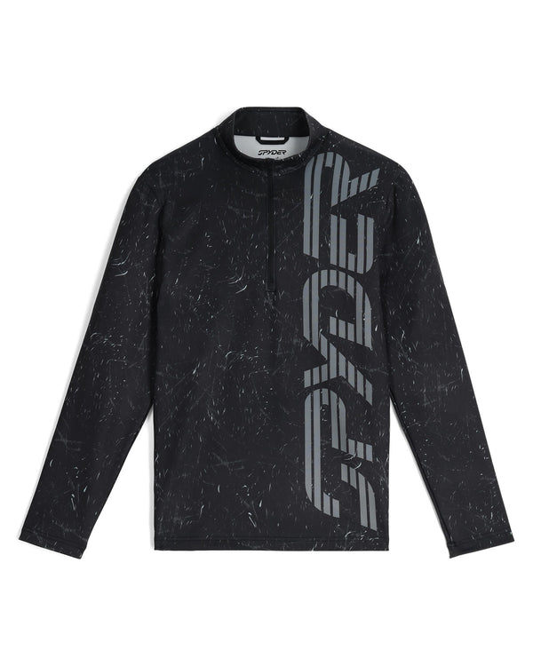 spyder Mens Podium Half Zip T-Neck - Snow Storm
