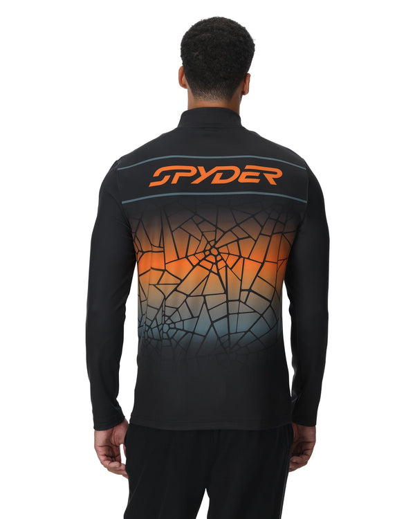 Spyder Mens Podium Quarter Zip - Black