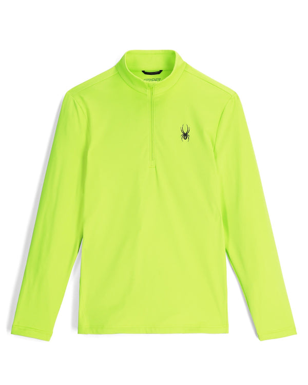 spyder Mens Prospect Half Zip T-Neck - Lime