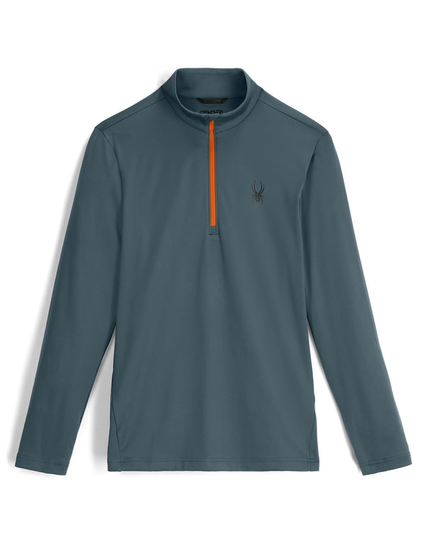 spyder Mens Prospect Half Zip T-Neck - Slate Blue