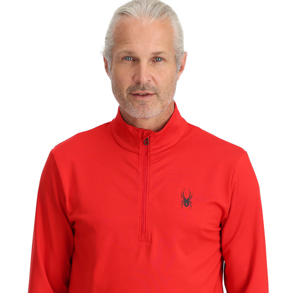 Spyder Mens Prospect Half Zip T-Neck - Spyder Red