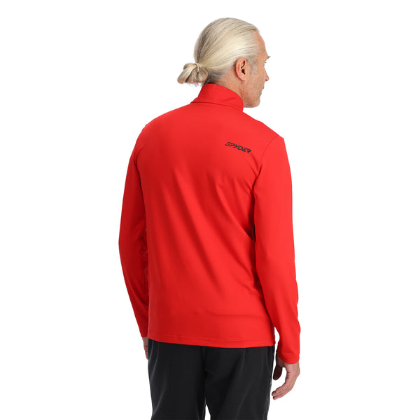 Spyder Mens Prospect Half Zip T-Neck - Spyder Red