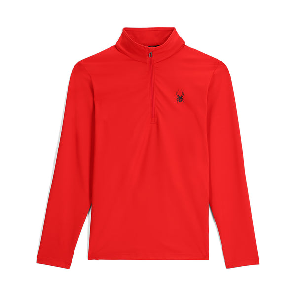 spyder Mens Prospect Half Zip T-Neck - Spyder Red