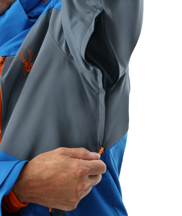 Spyder Mens Rival Jacket - Cobalt