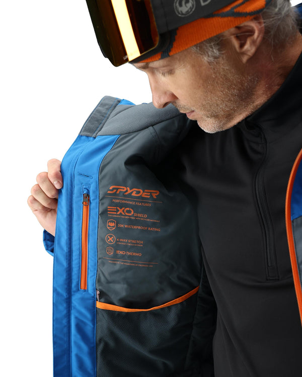 Spyder Mens Rival Jacket - Cobalt