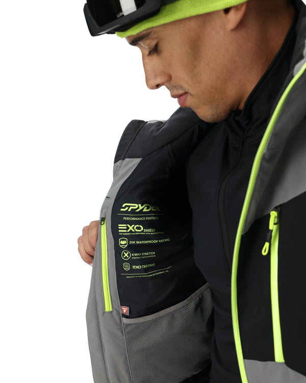 Spyder Mens Rival Jacket - Storm