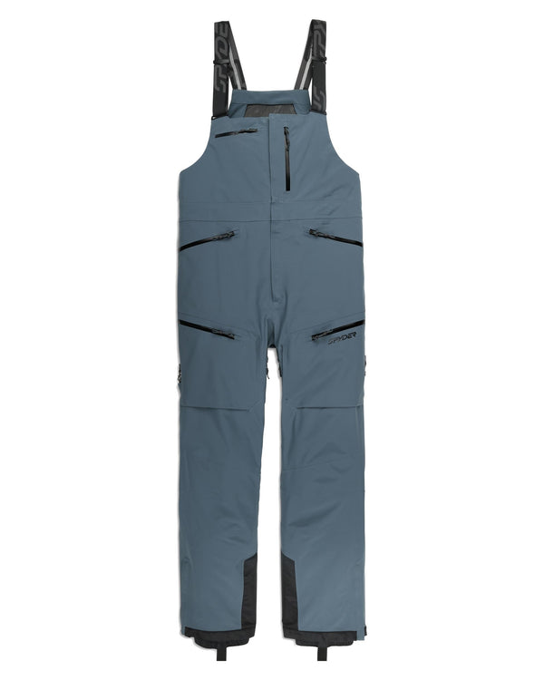 spyder Mens Sanction Bibs - Slate Blue