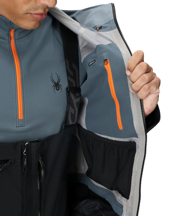 Spyder Mens Sanction Jacket - Slate Blue