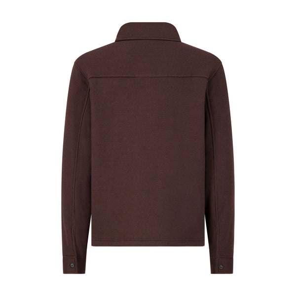 Spyder Mens Sherpa Shacket - Cocoa