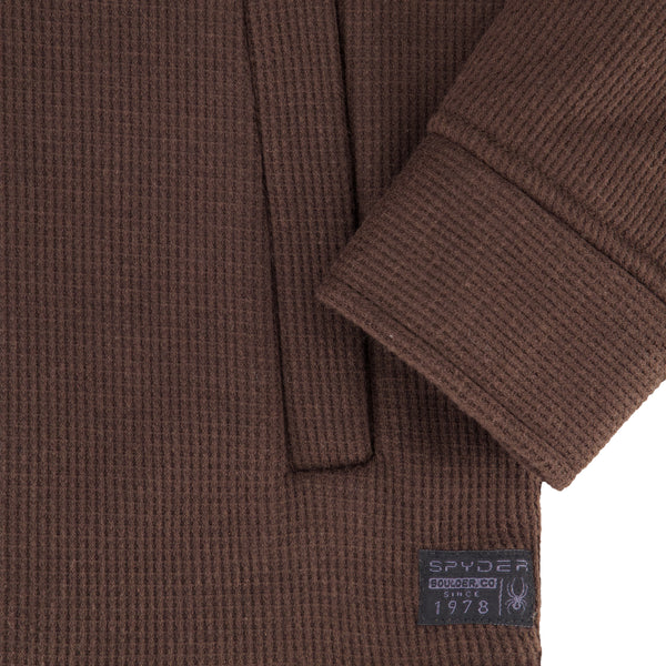 Spyder Mens Sherpa Shacket - Cocoa