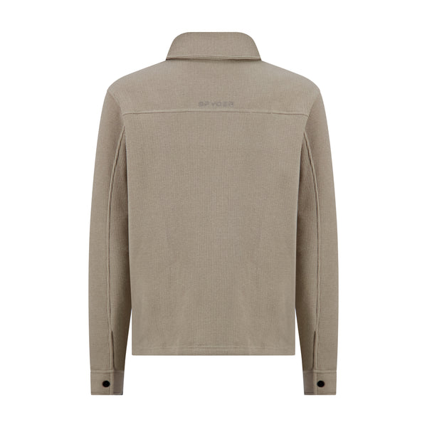 Spyder Mens Sherpa Shacket - Stone