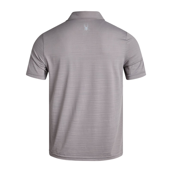 Spyder Mens Short Sleeve Jacquard - Pewter