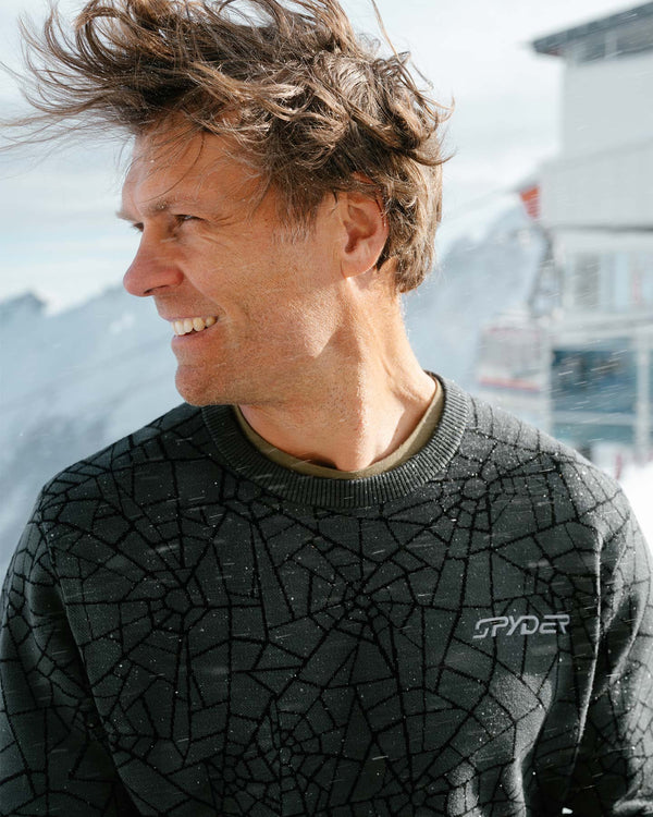 Spyder Mens Soelden Sweater - Slate Blue