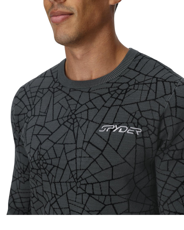 Spyder Mens Soelden Sweater - Slate Blue