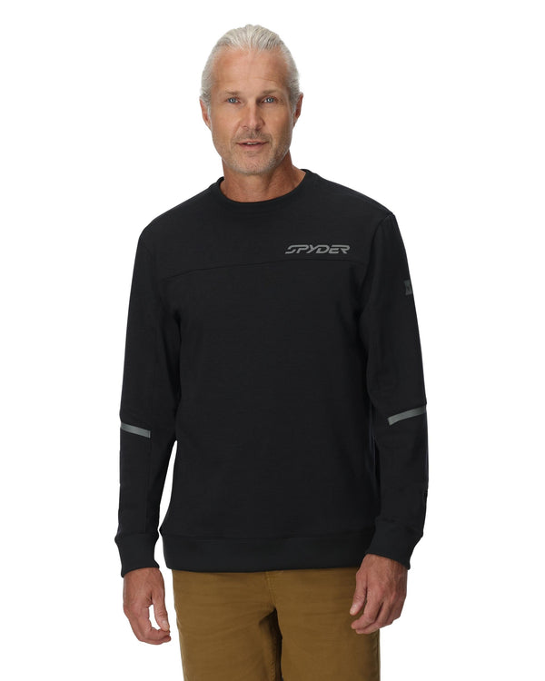 Spyder Mens Speed Fleece Crew Jacket - Black