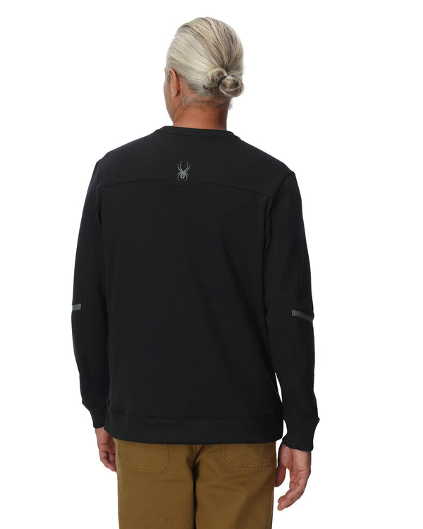 Spyder Mens Speed Fleece Crew Jacket - Black