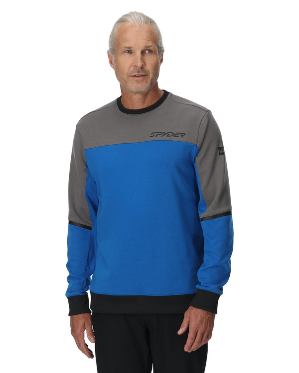 Spyder Mens Speed Fleece Crew Jacket - Cobalt