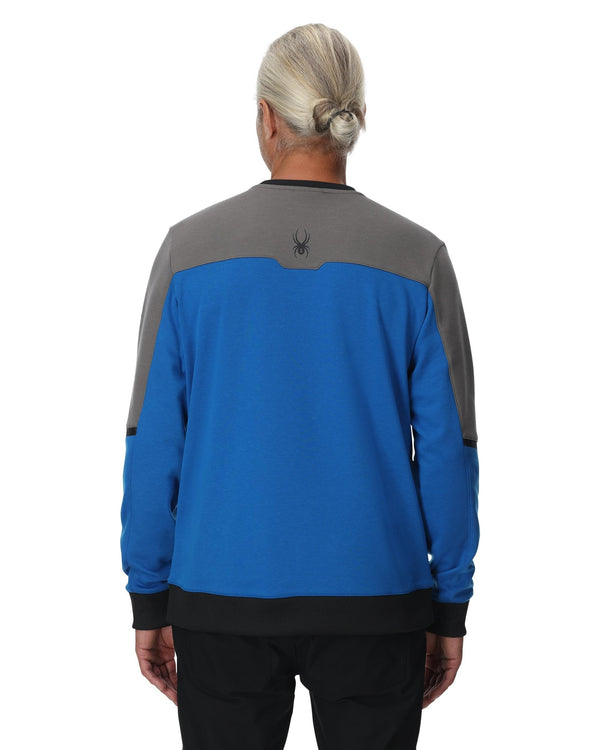 Spyder Mens Speed Fleece Crew Jacket - Cobalt