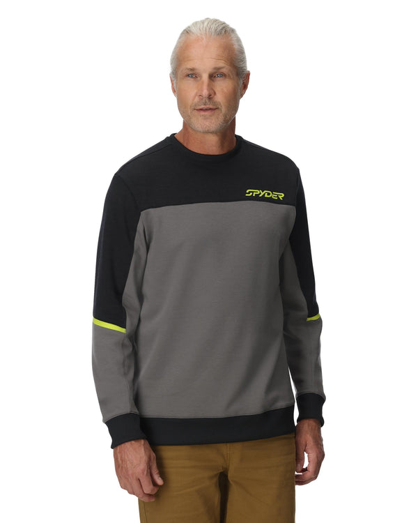 Spyder Mens Speed Fleece Crew Jacket - Storm