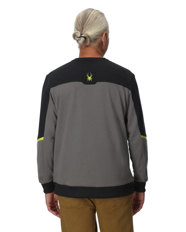 Spyder Mens Speed Fleece Crew Jacket - Storm