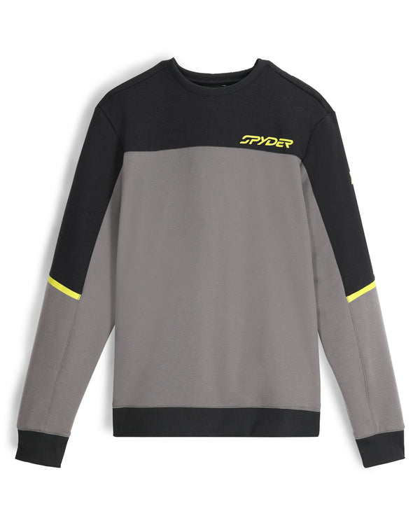 spyder Mens Speed Fleece Crew Jacket - Storm