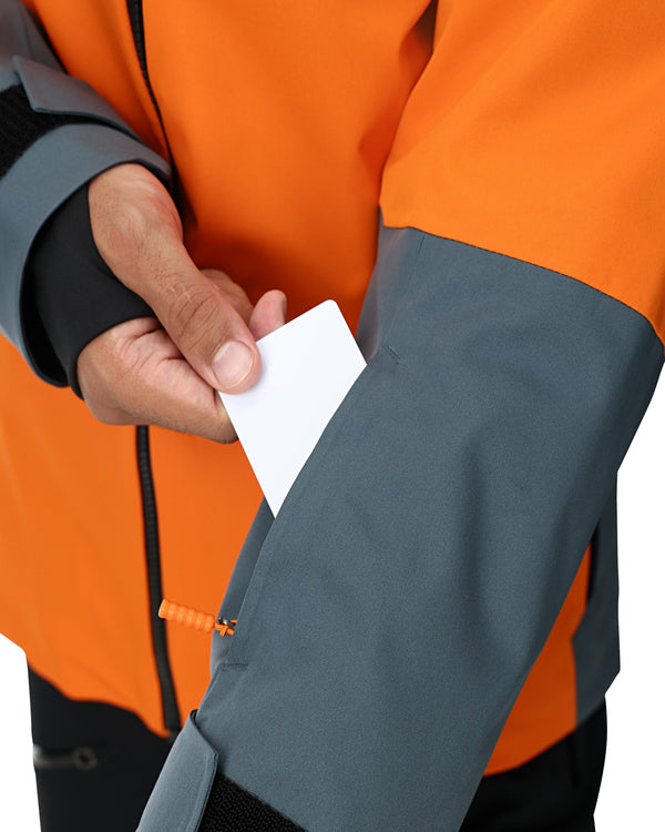 Spyder Mens Taos Jacket - Flash Orange