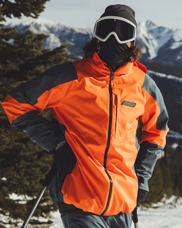 Spyder Mens Taos Jacket - Flash Orange