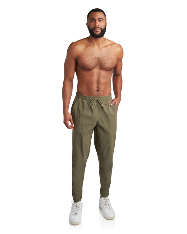 Spyder Mens Track Pant - Olive