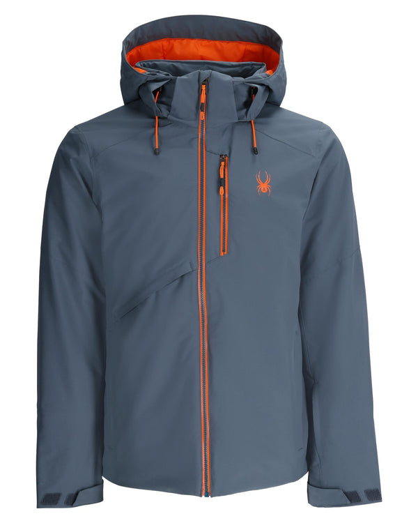 spyder Mens Tripoint Jacket - Slate Blue