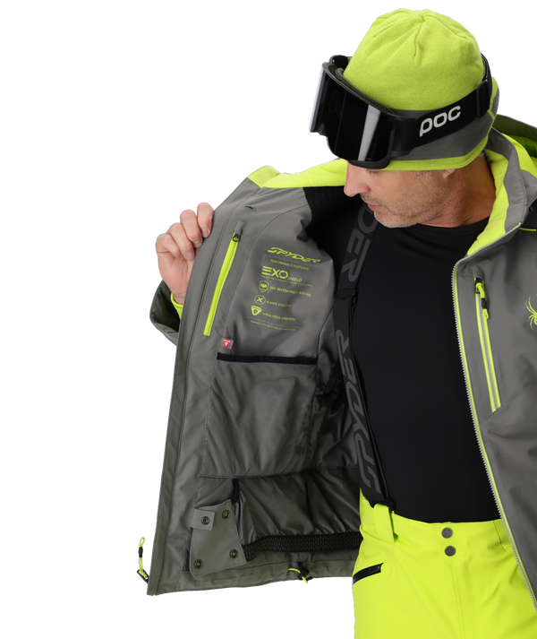 Spyder Mens Tripoint Jacket - Storm