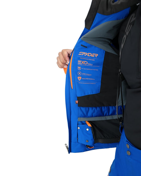 Spyder Mens Vanqysh Jacket - Cobalt