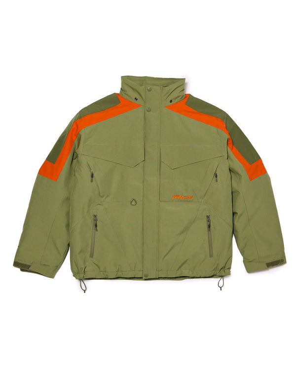 spyder Unisex Venom 3 in 1 Jacket - Army Green