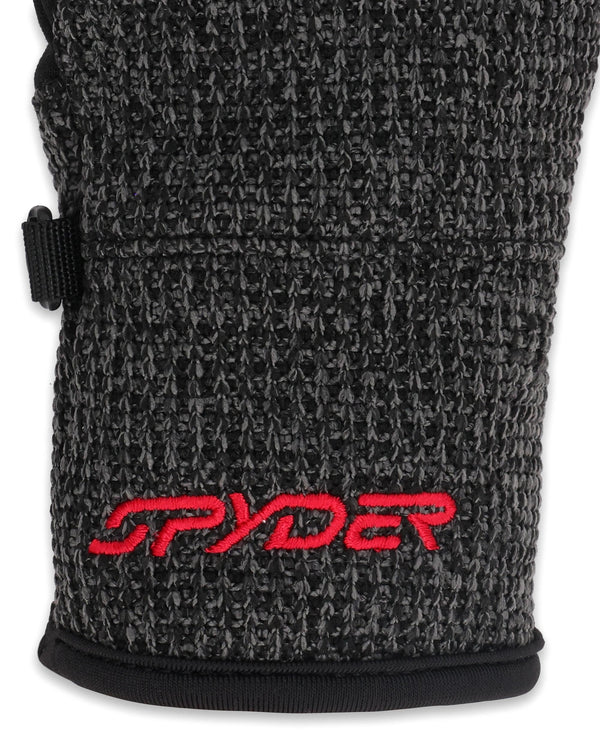 Spyder Womens Bandita Gloves - Limestone Black
