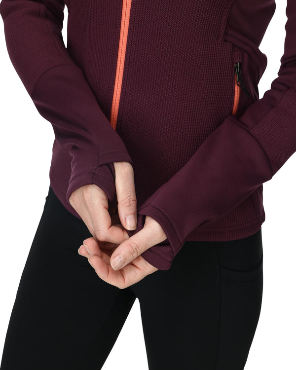 Spyder Womens Bandita Sweater- Plum