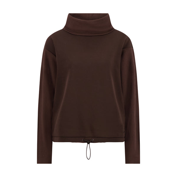 spyder Womens Cowl Neck Fleece - Cocoa