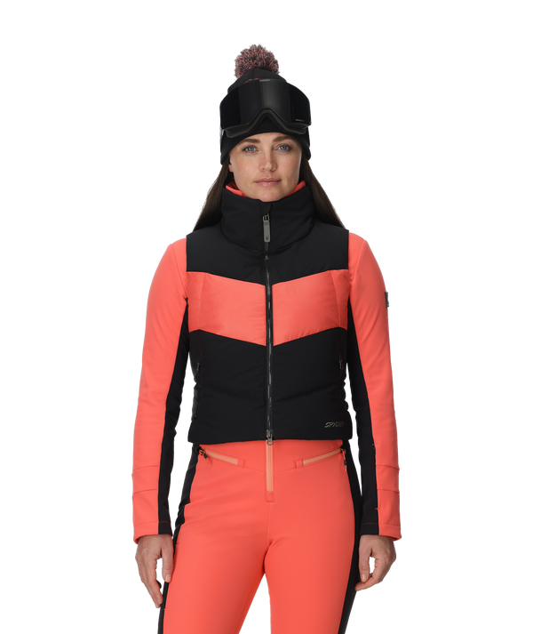 Spyder Womens Eastwood Down Vest - Black