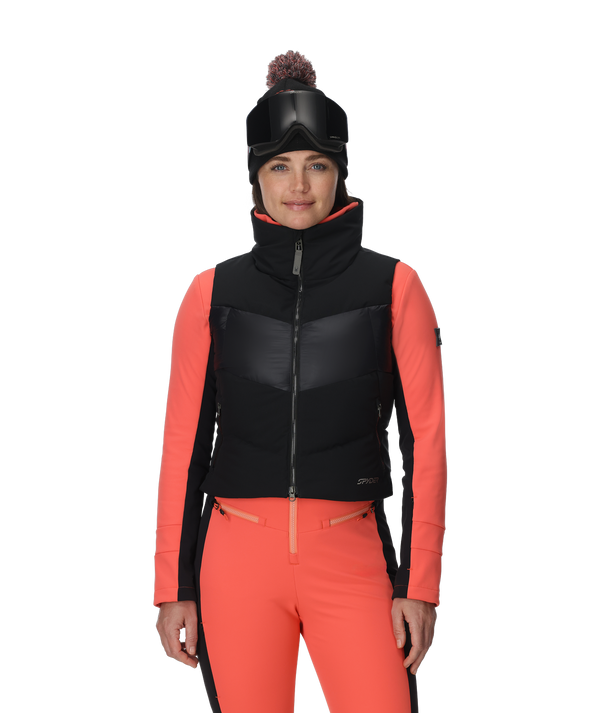 Spyder Womens Eastwood Down Vest - Black