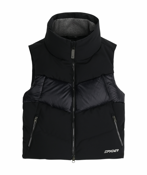 spyder Womens Eastwood Down Vest - Black