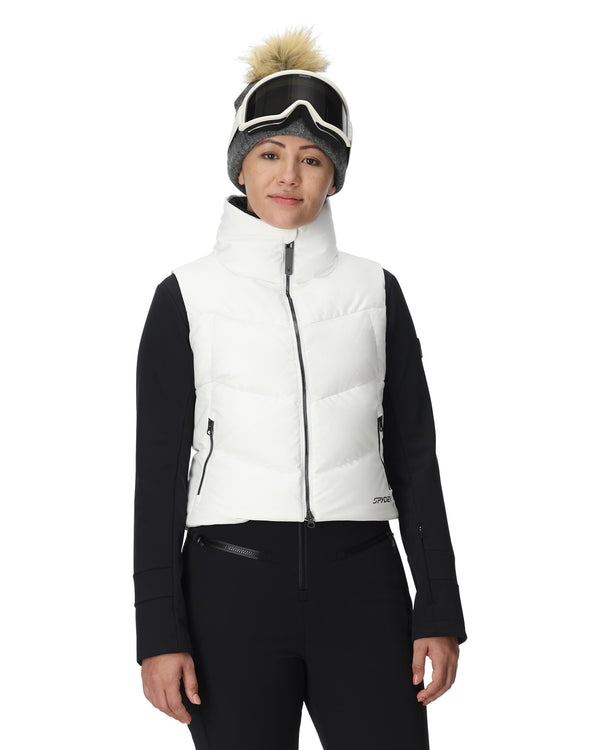 Spyder Womens Eastwood Down Vest - White