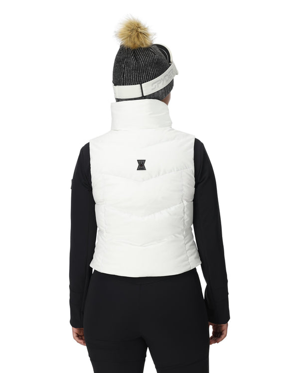 Spyder Womens Eastwood Down Vest - White
