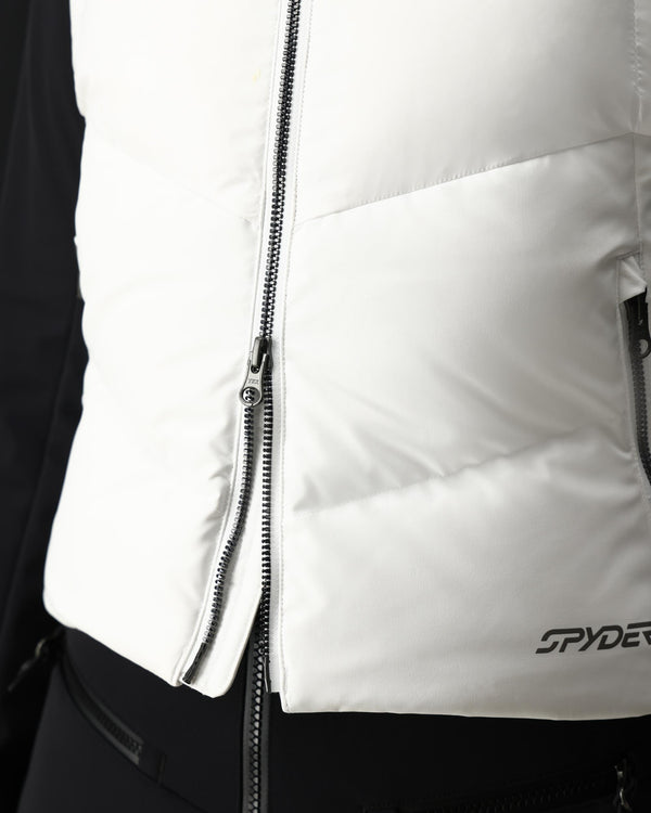 Spyder Womens Eastwood Down Vest - White