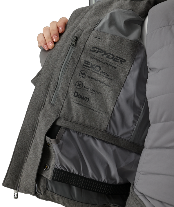 Spyder Womens Falline Down Jacket - Storm