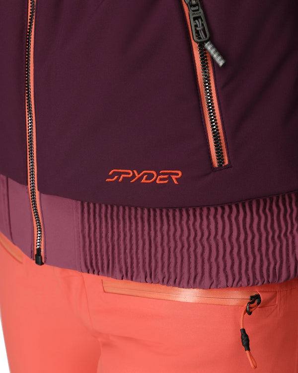 Spyder Womens Haven Jacket - Plum