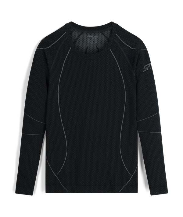 spyder Womens Momentum Baselayer Top- Black