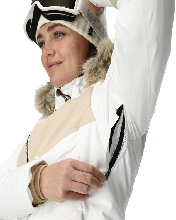 Spyder Womens Primrose Jacket - White