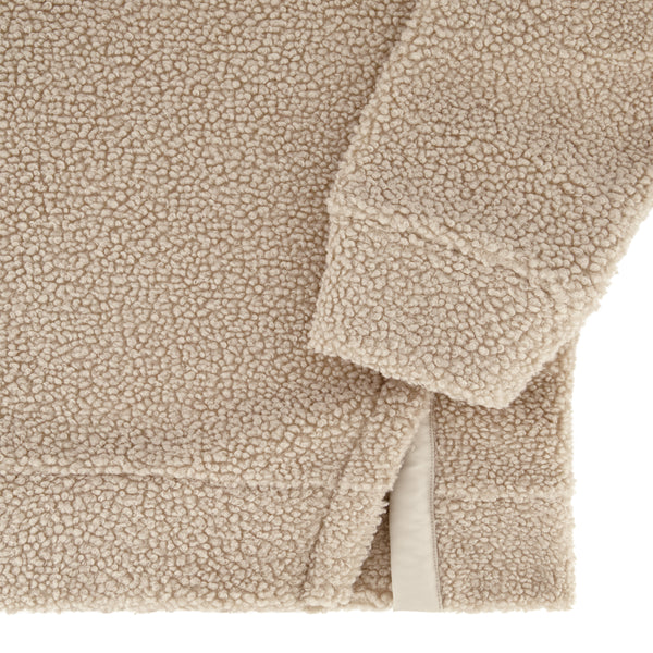 Spyder Womens Sherpa Quarter Zip Mock Neck - Sand