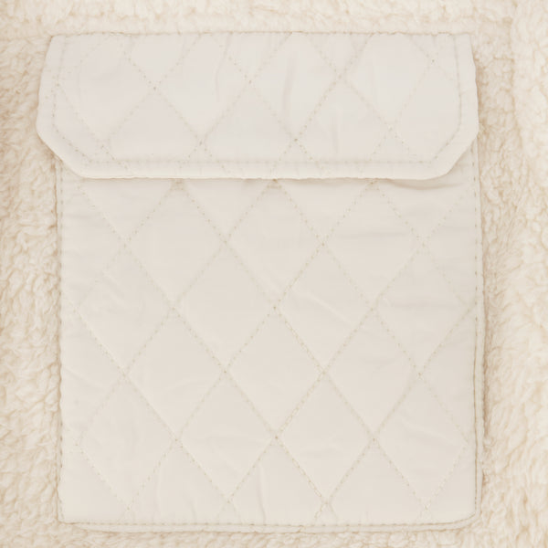 Spyder Womens Sherpa Shacket - Cream