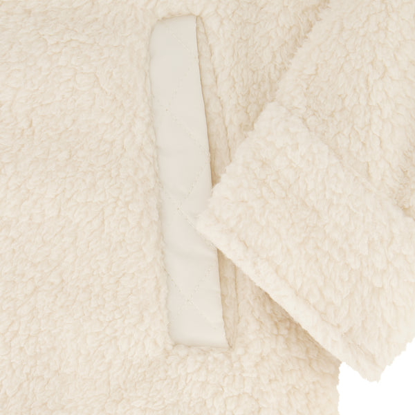 Spyder Womens Sherpa Shacket - Cream