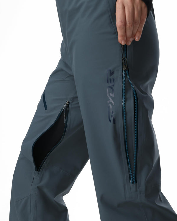 Spyder Womens Solitaire Bib Pants - Slate Blue