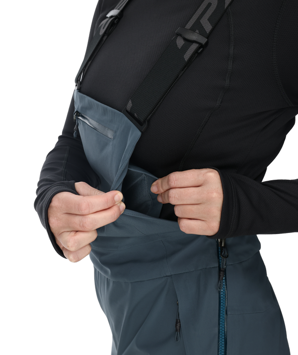 Spyder Womens Solitaire Bib Pants - Slate Blue